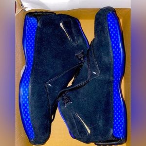 Air Jordan XVIII 18 retro (Black suede/blue) Deadstock. OG box.